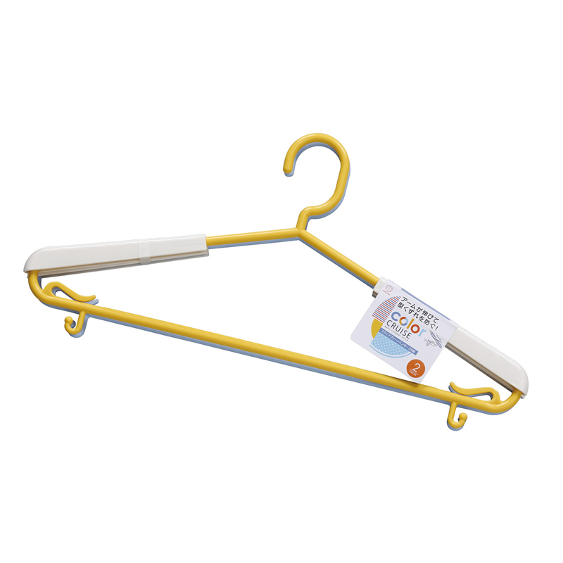 colorCRUISE可伸縮衣架2入示意圖