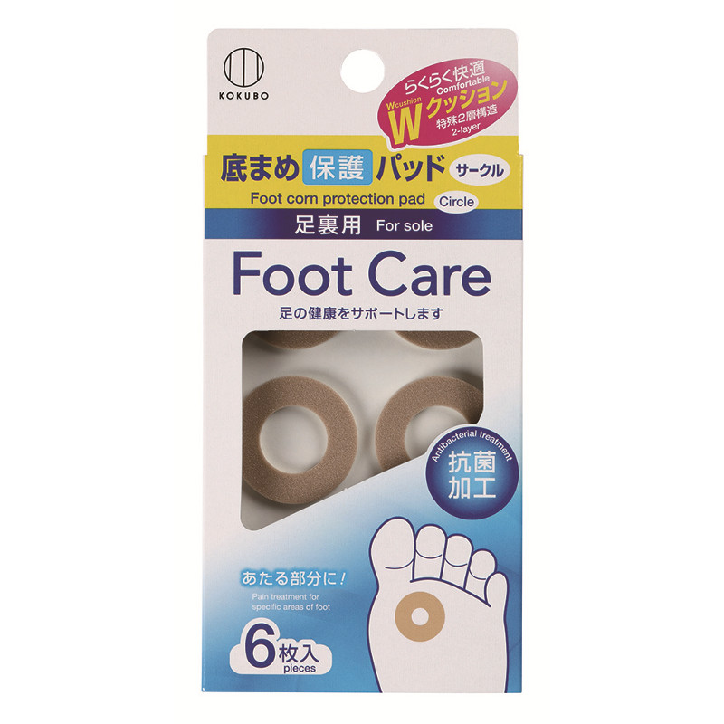 足部軟墊-圓形6入示意圖