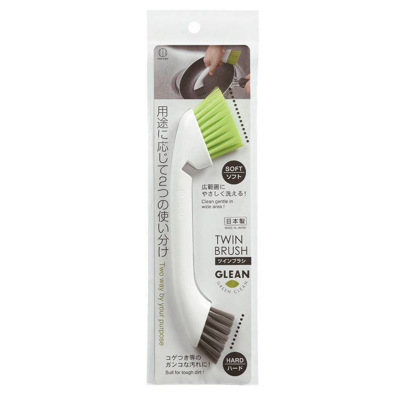 雙頭清潔刷-白示意圖