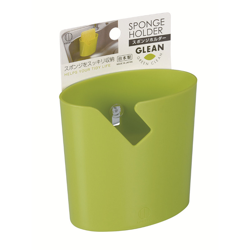 吸盤式海綿收納架-綠示意圖