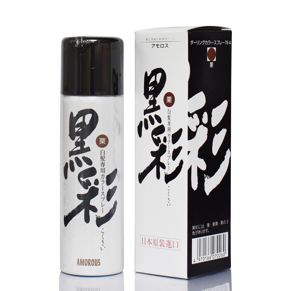 髮表噴霧染-黑色#71A(盒裝)135ml示意圖