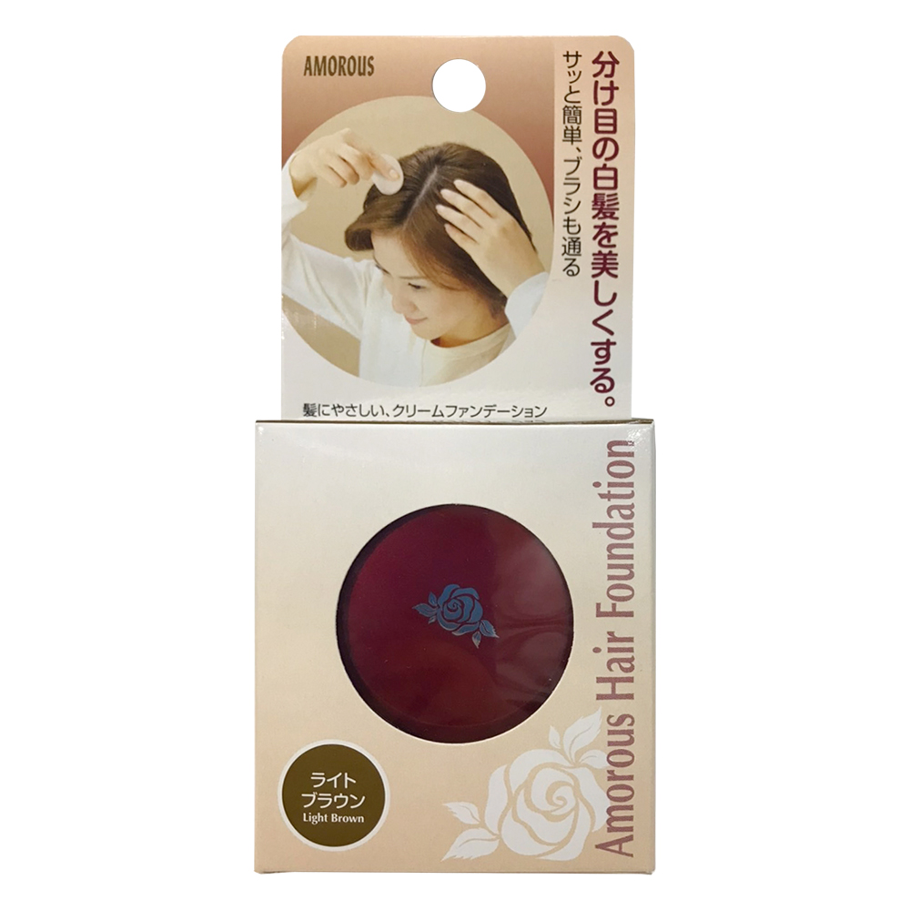 髮表染髮粉餅-淺栗色5g示意圖