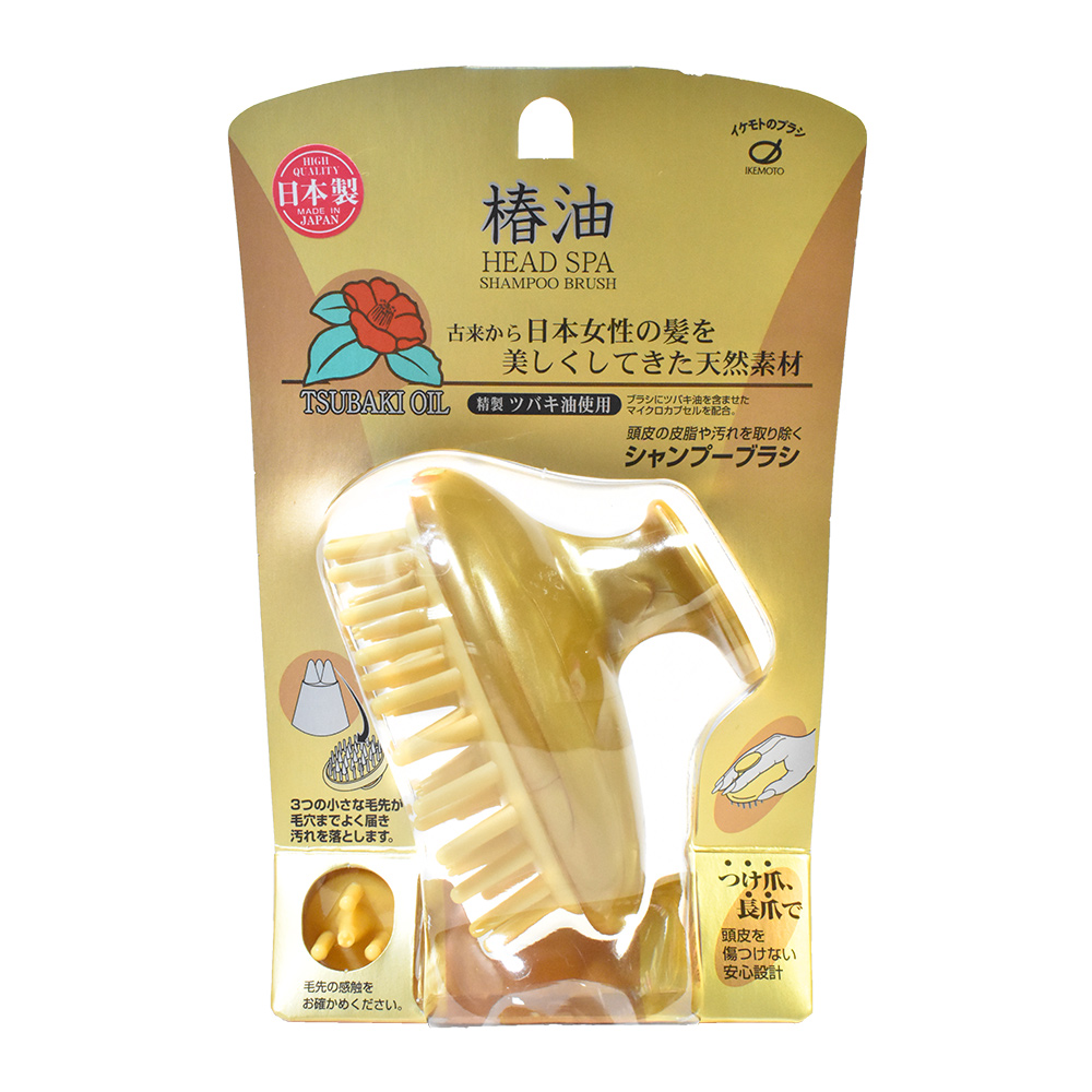 含椿油洗髮梳示意圖