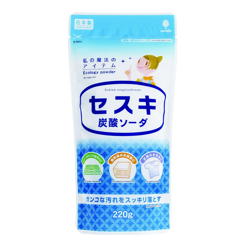 倍半碳酸鈉多功能清潔劑220g示意圖