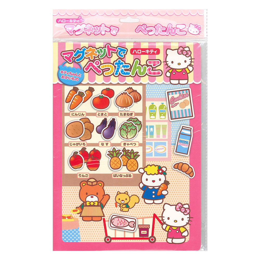 銀鳥磁鐵遊戲本(Hello Kitty)示意圖