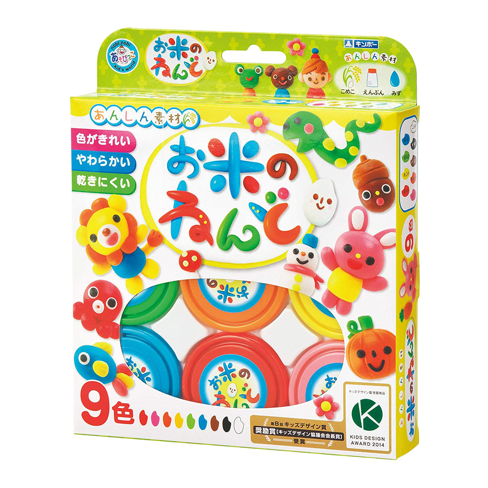 銀鳥米粘土趣味鮮豔9色入(30g*9)示意圖