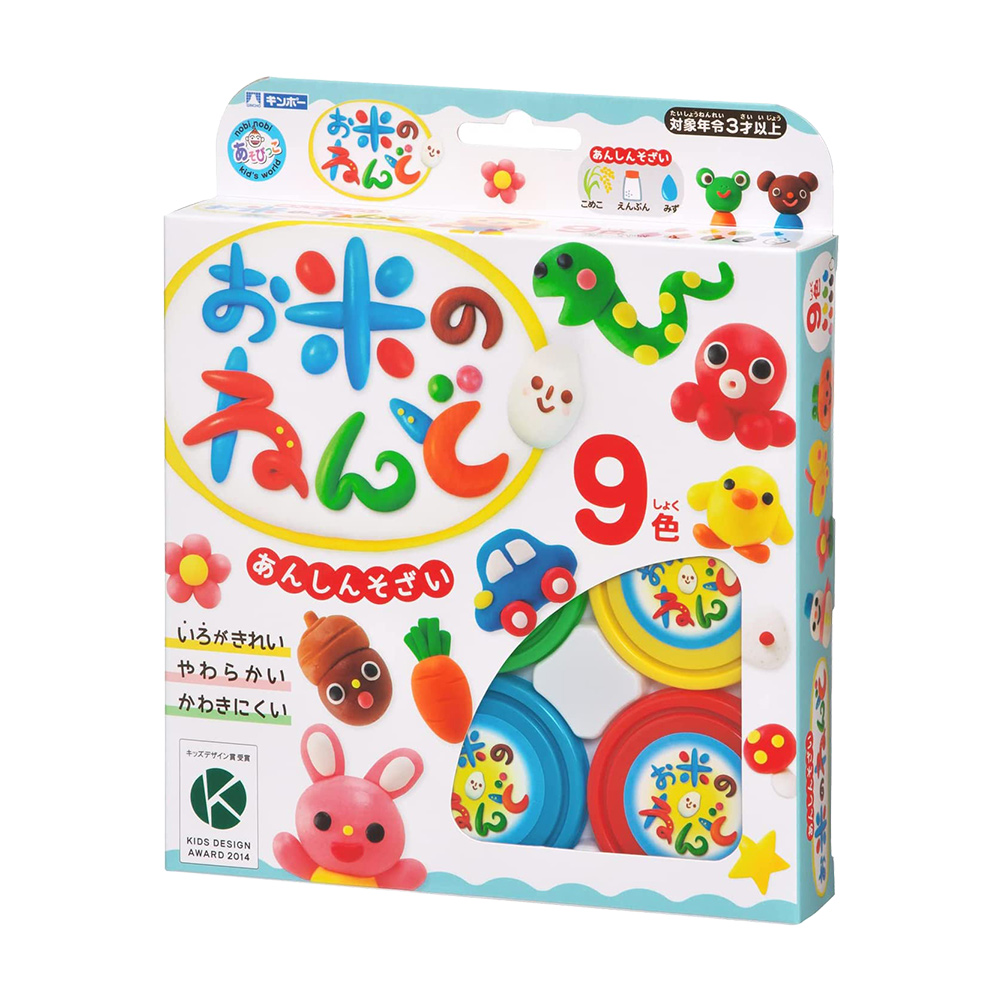 銀鳥米粘土趣味鮮豔9色入(30g*9)示意圖