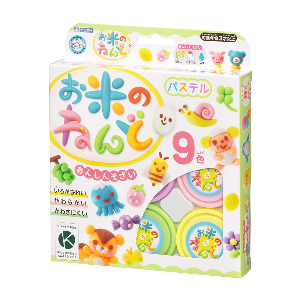 銀鳥米粘土趣味柔和9色入(30g*9)示意圖
