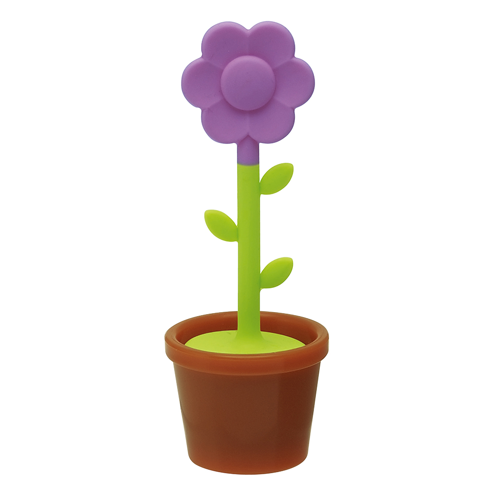 小花造型泡茶小物(紫)示意圖