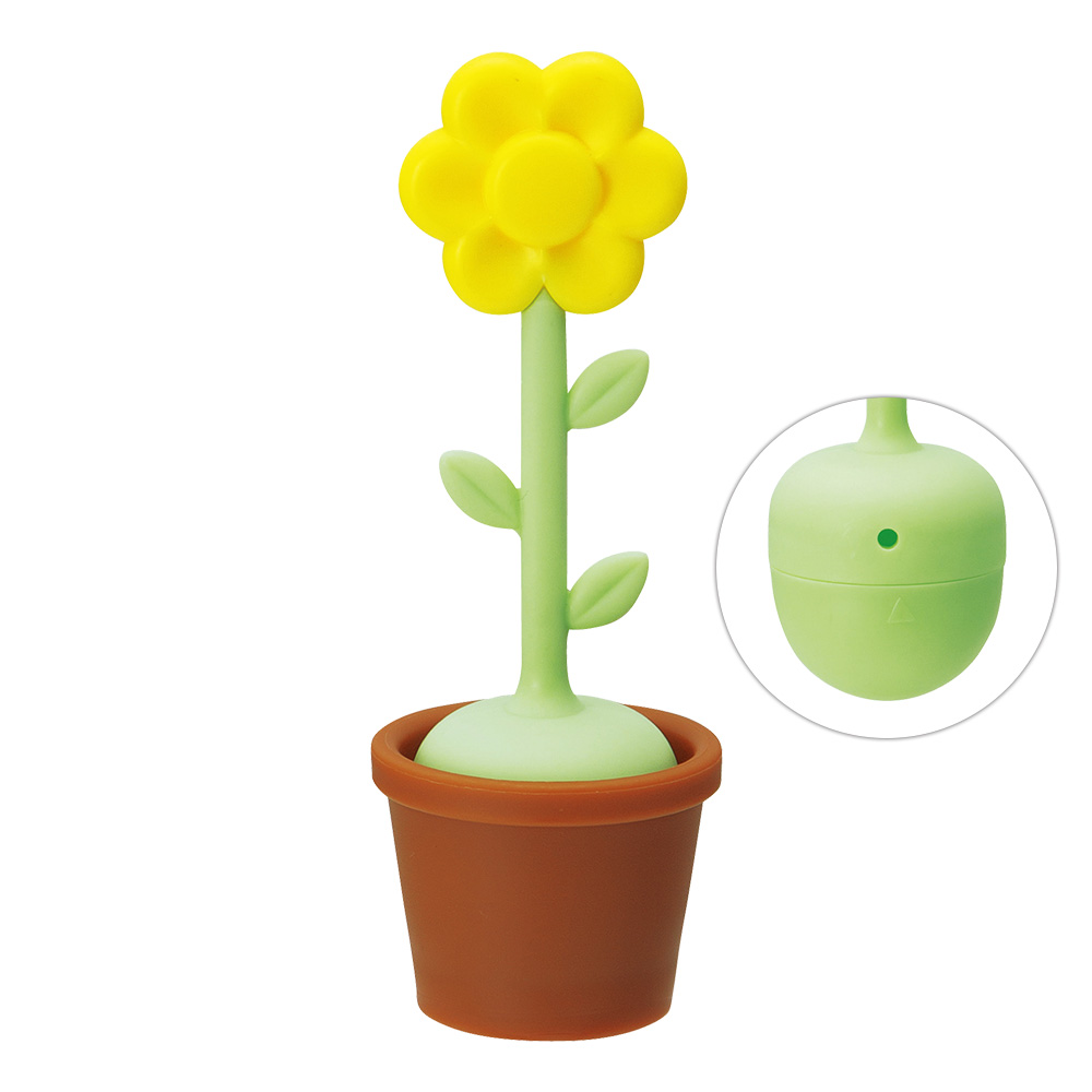 小花造型鹽罐(黃)示意圖