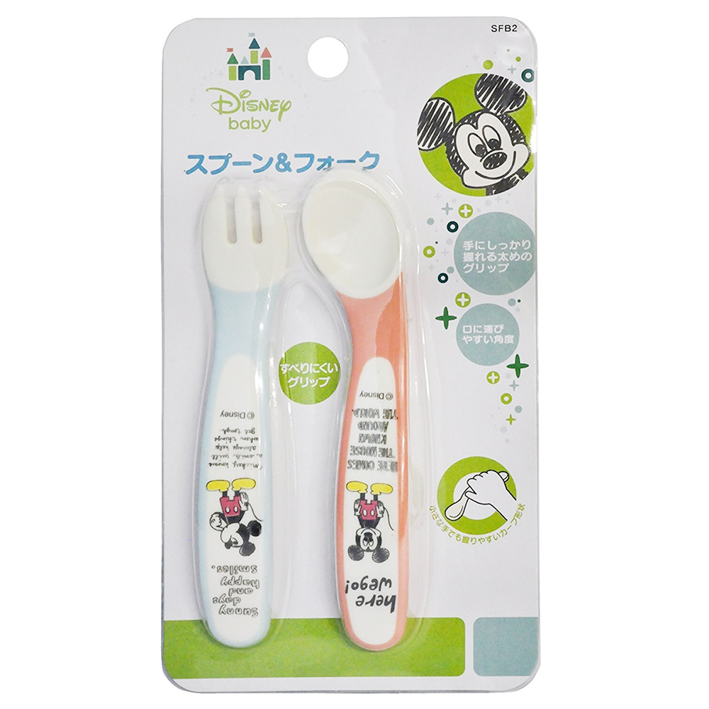 兒童餐具組(叉子+湯匙)MICKEY示意圖