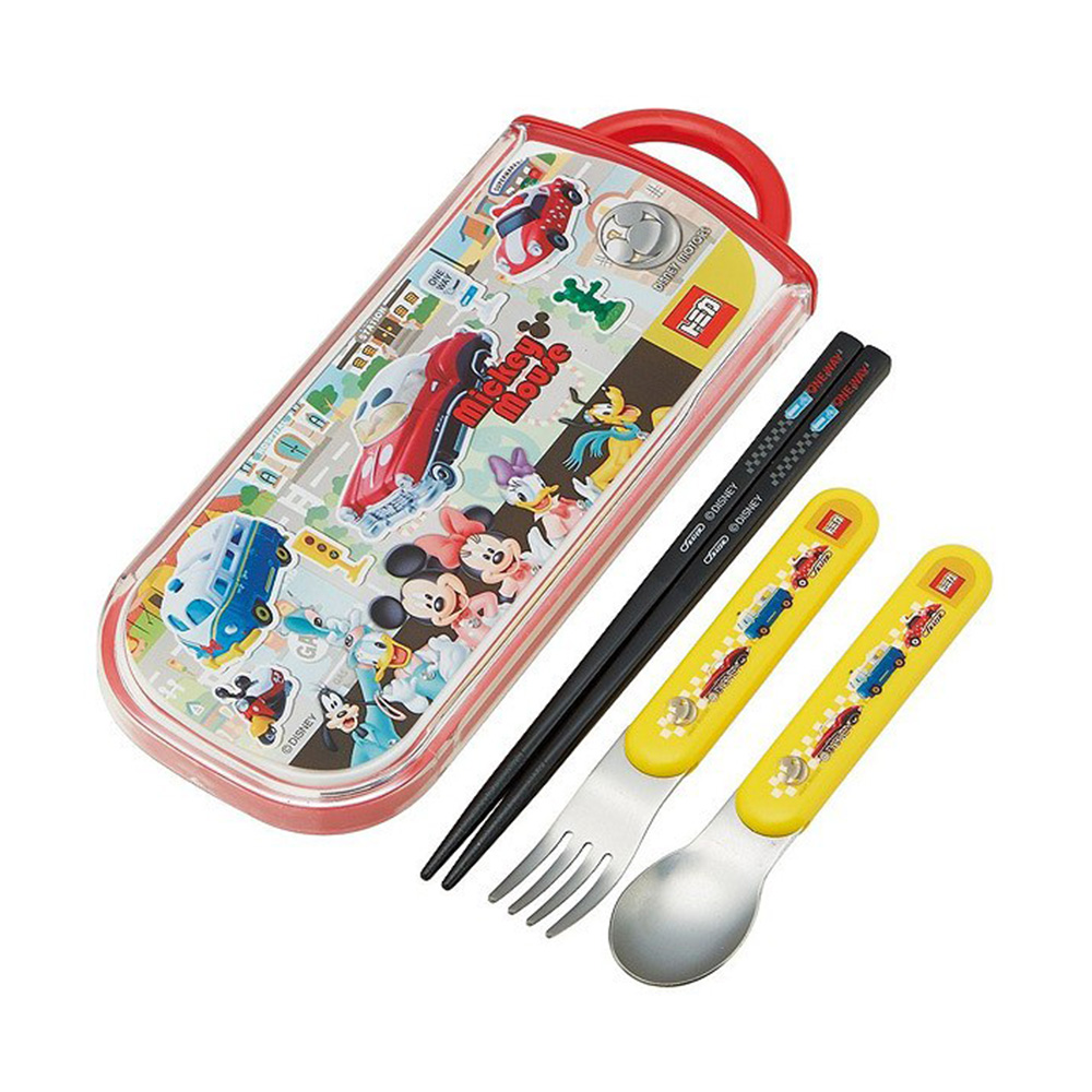 兒童便利筷匙叉餐具組(米奇)示意圖