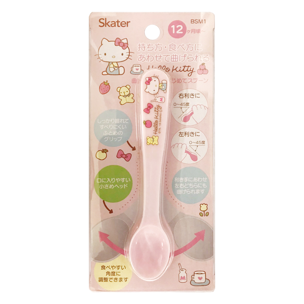 嬰幼兒可彎初期湯匙(HelloKitty／12個月以上)示意圖