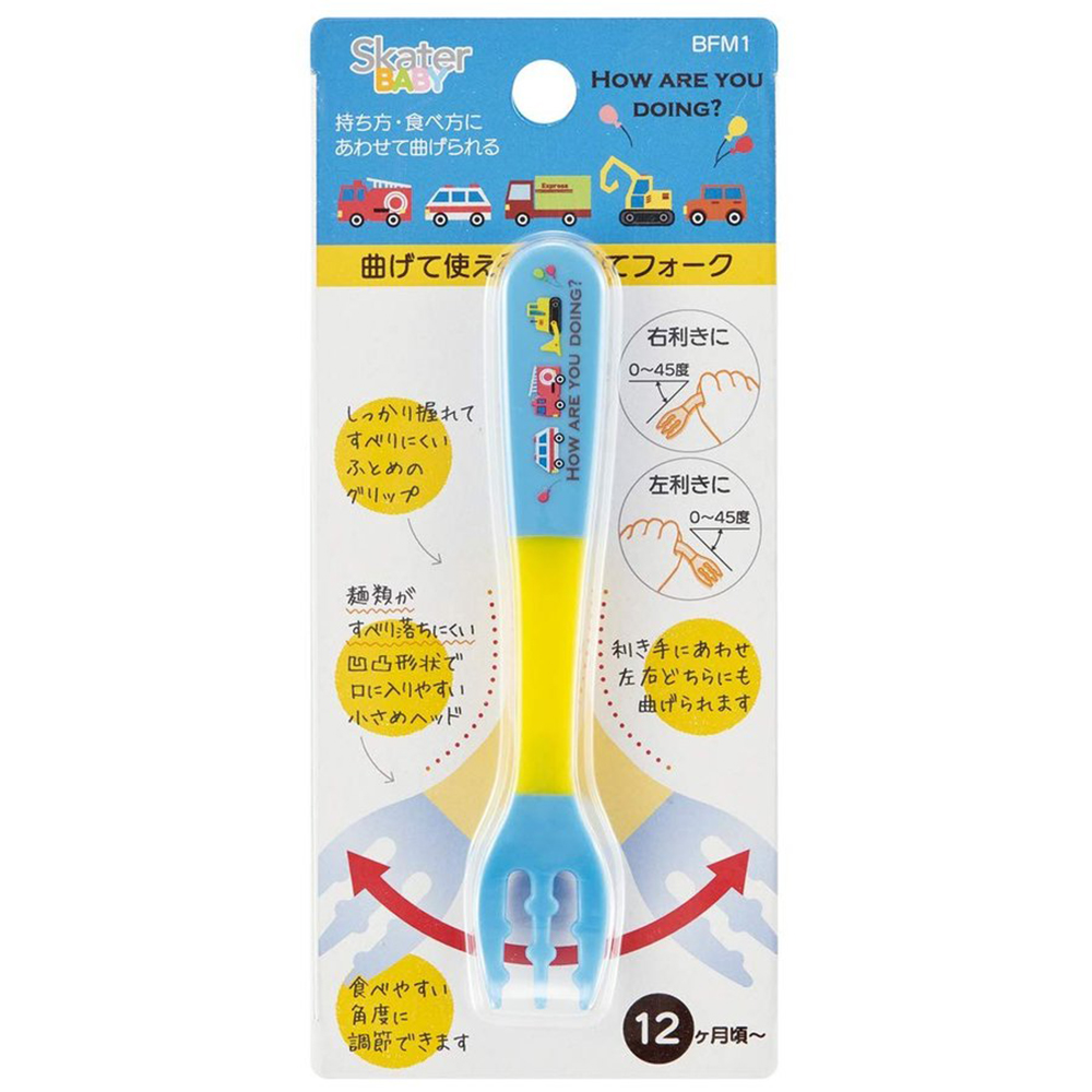 嬰幼兒可彎初期叉子(工作車／12個月以上)示意圖