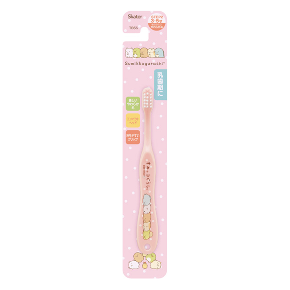 幼兒牙刷角落生物單支入(3~5歲/軟毛)示意圖