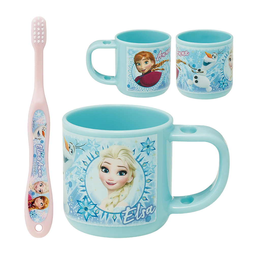 幼兒牙刷&漱口杯組-冰雪奇緣(3~5歲)示意圖