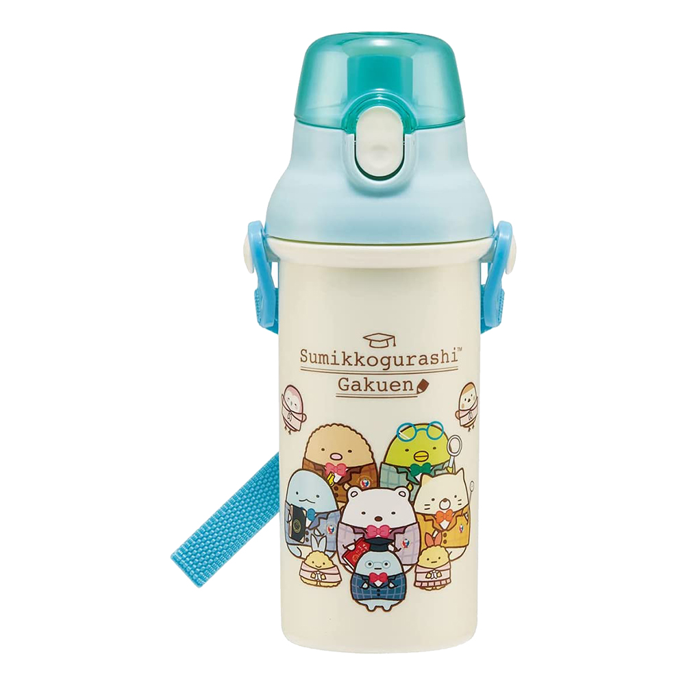 銀離子抑菌兒童直飲冷水壺480ml(角落生物/米)示意圖