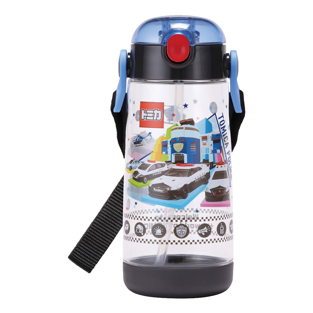 兒童吸管透明冷水壺480ml(TOMICA)示意圖