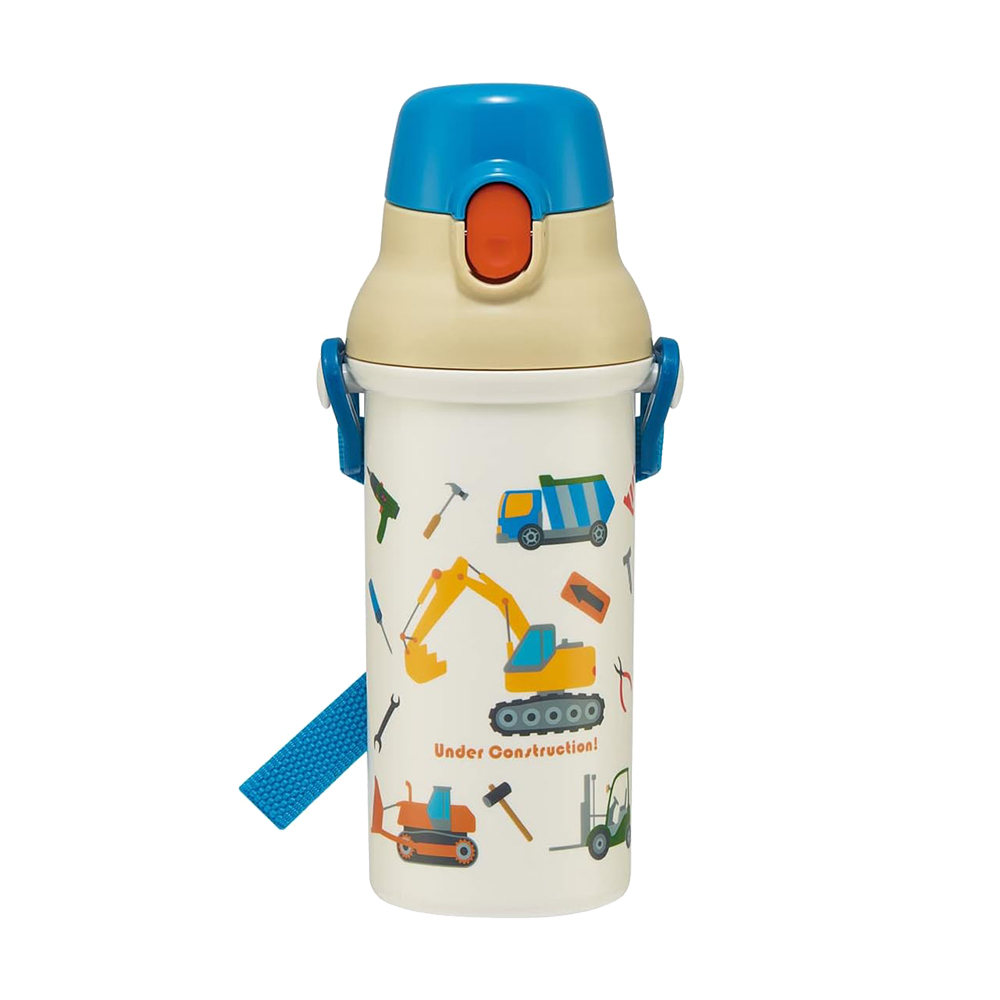 SKATER銀離子抑菌兒童直飲冷水壺480ml(勤務車)示意圖