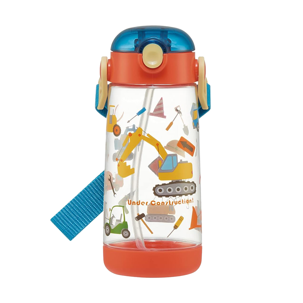 SKATER兒童吸管透明冷水壺480ml(勤務車)示意圖