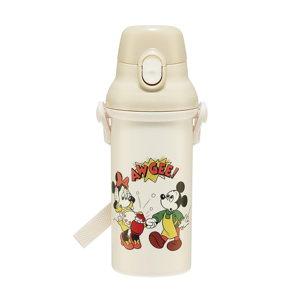 SKATER銀離子抑菌兒童直飲冷水壺480ml(米奇&朋友們/烹飪)示意圖
