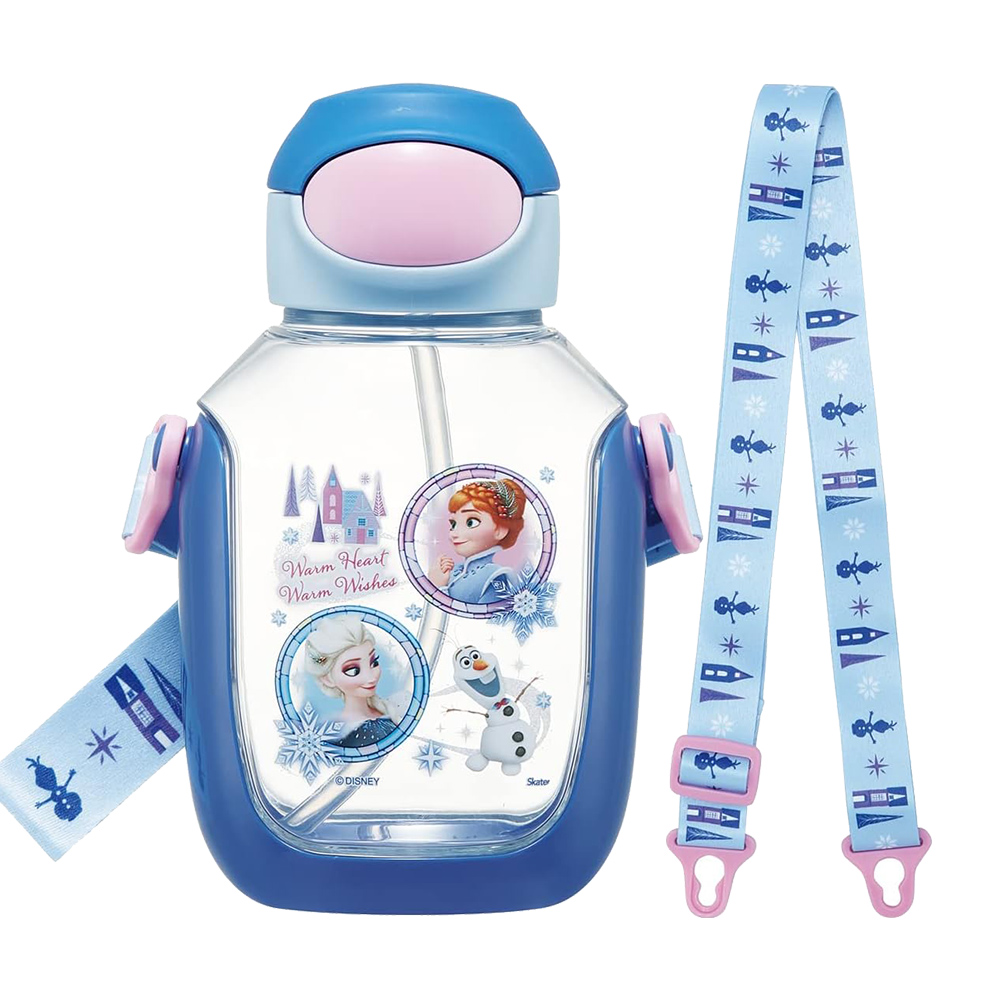 SKATER兒童吸管透明冷水壺530ml(冰雪奇緣)示意圖