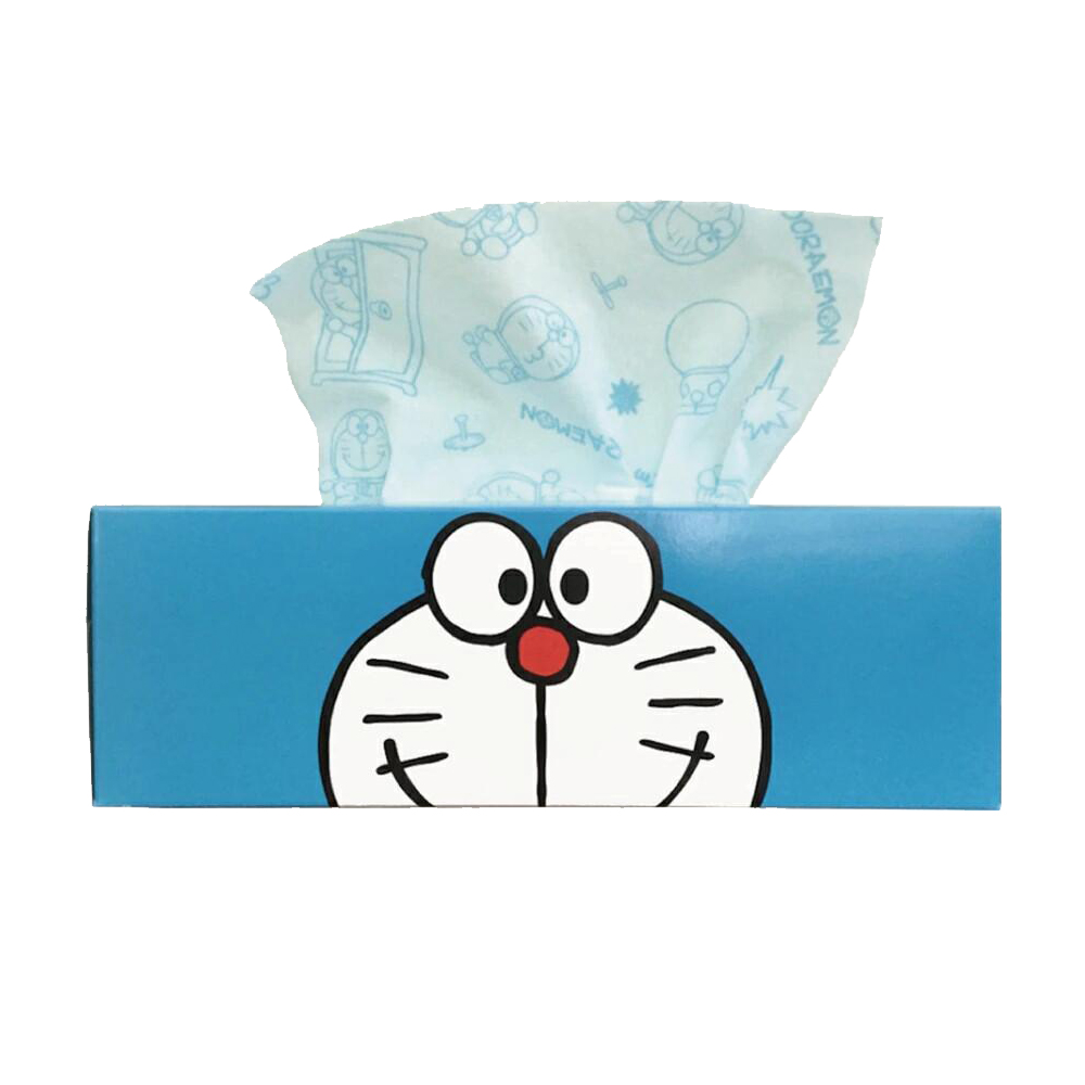 HAYASHI 哆啦A夢盒裝印花衛生紙150抽(單盒)示意圖