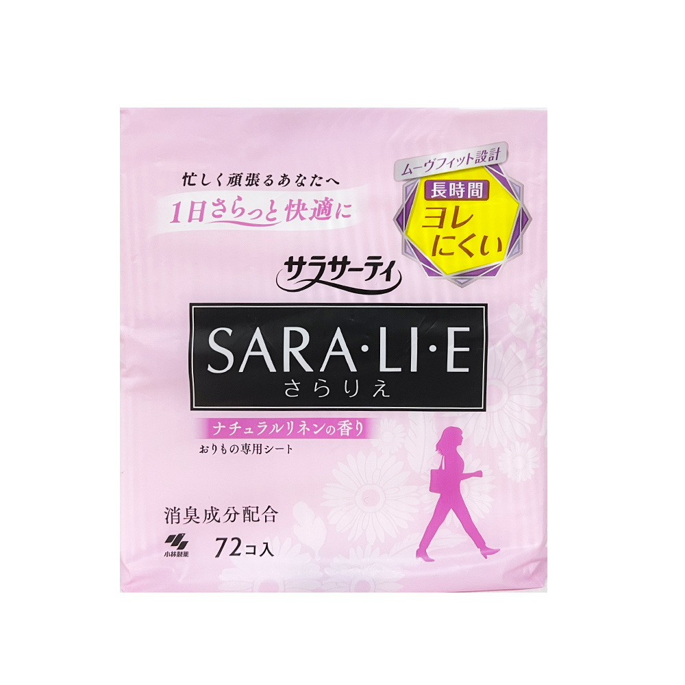 衛生護墊-天然亞麻布香(72枚入1包)示意圖