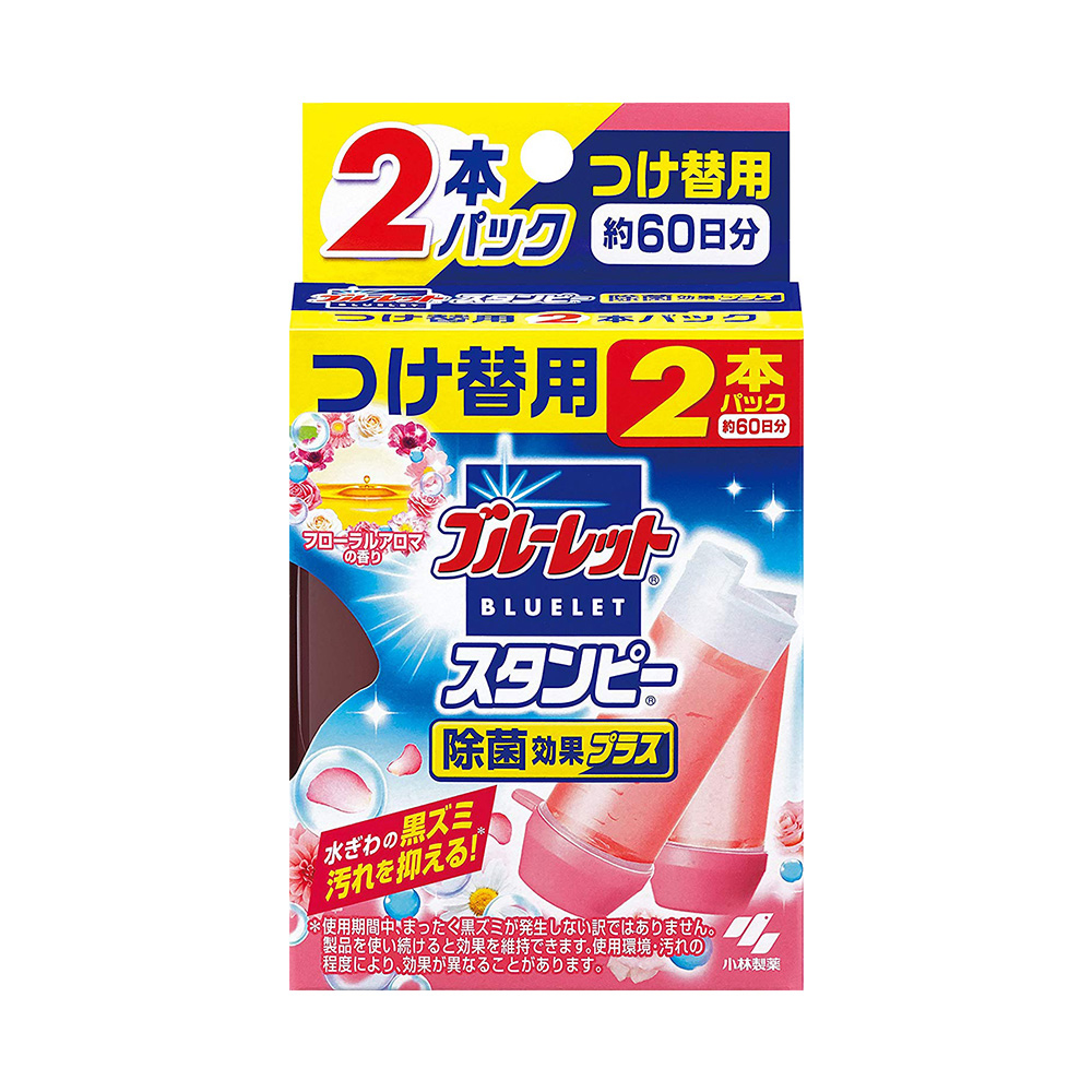 馬桶除菌消臭花瓣香氛條狀凝膠(精油花香/補充2入)56g示意圖