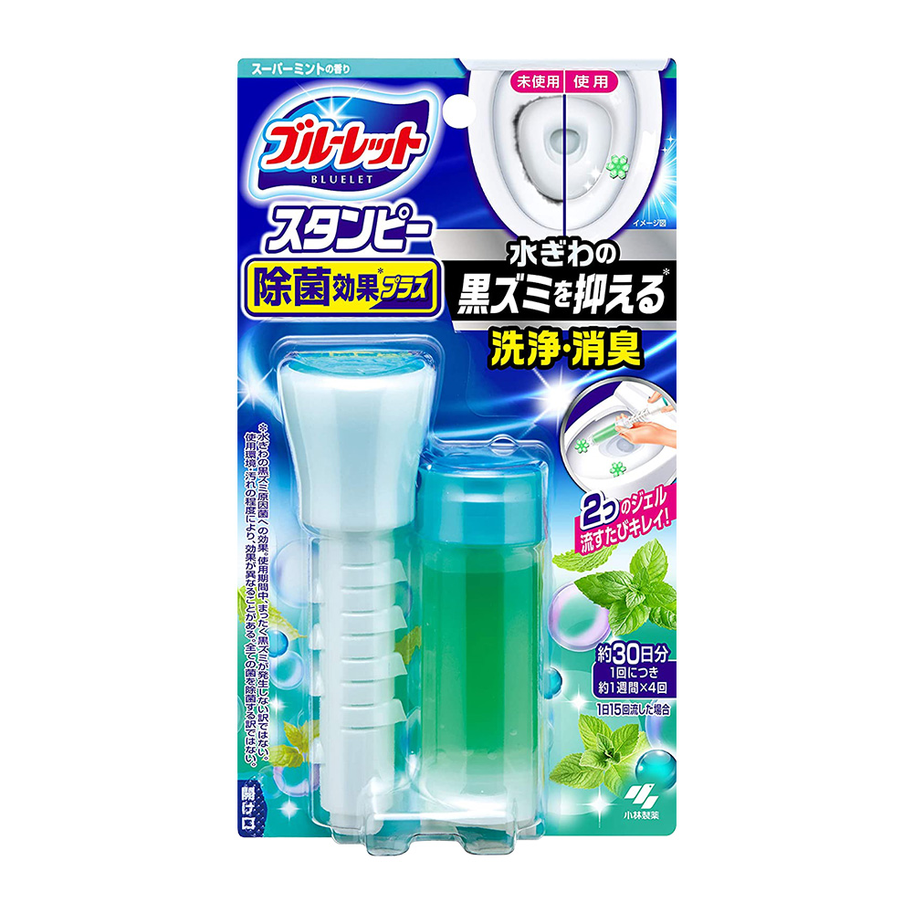 小林製藥馬桶除菌消臭花瓣香氛條狀凝膠(薄荷香)28g示意圖