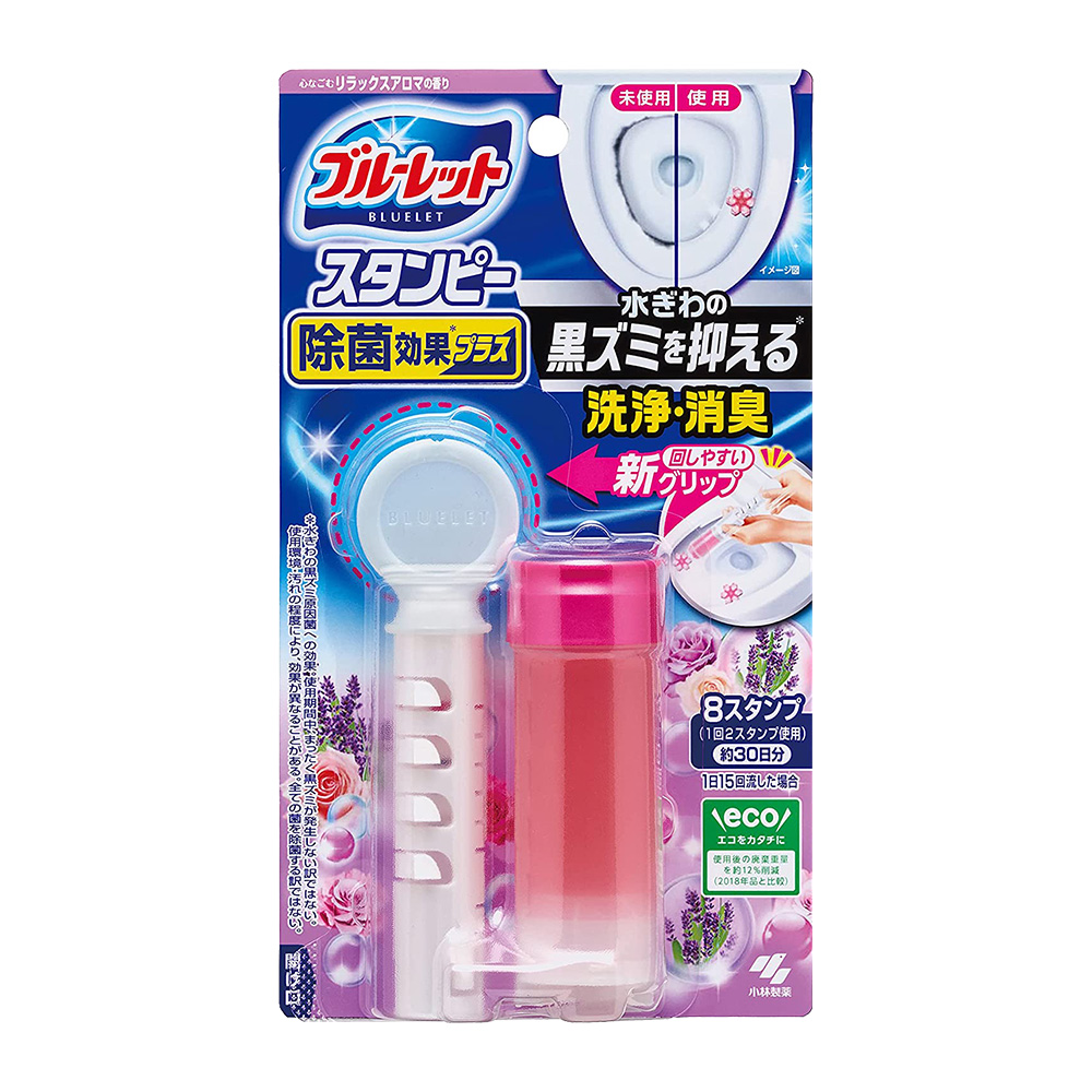 小林製藥馬桶除菌消臭花瓣香氛條狀凝膠(放鬆精油香)28g示意圖