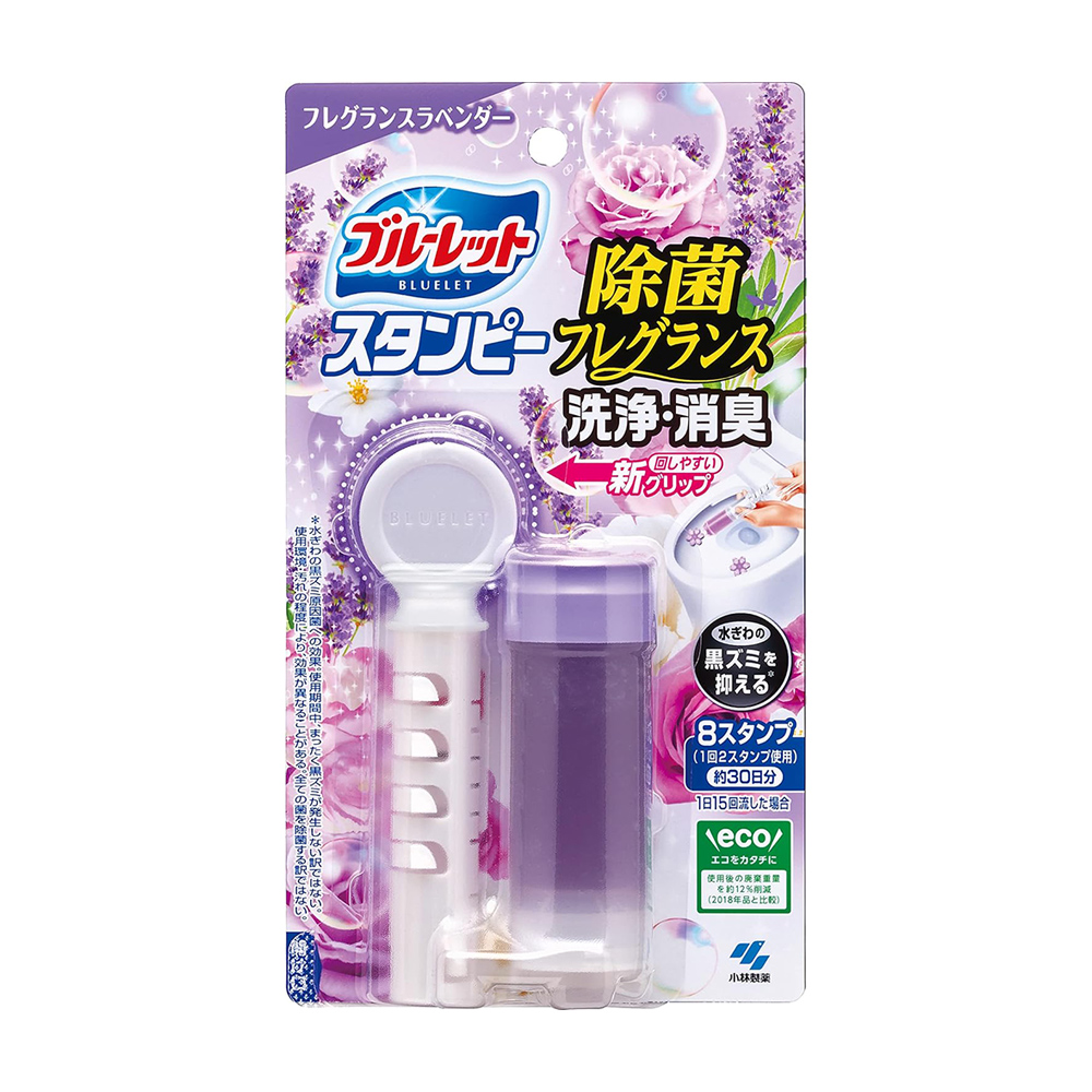 小林製藥馬桶除菌消臭花瓣香氛條狀凝膠(薰衣草香)28g示意圖