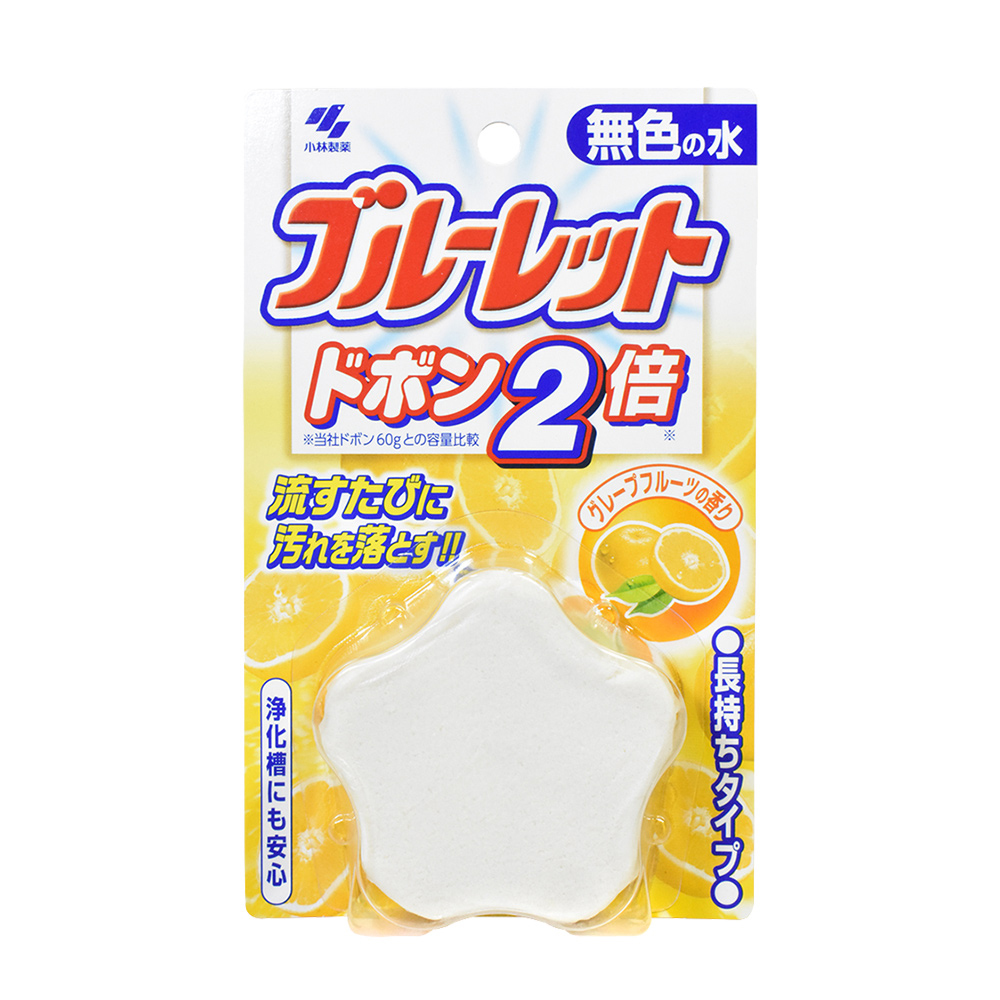 馬桶水箱用清潔芳香錠(葡萄柚/無色)120g示意圖