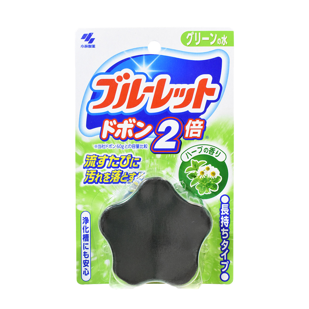 馬桶水箱用清潔芳香錠(草本香草/綠色)120g示意圖