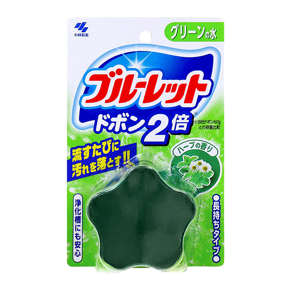 小林製藥馬桶水箱用清潔芳香錠(草本香草)120g示意圖