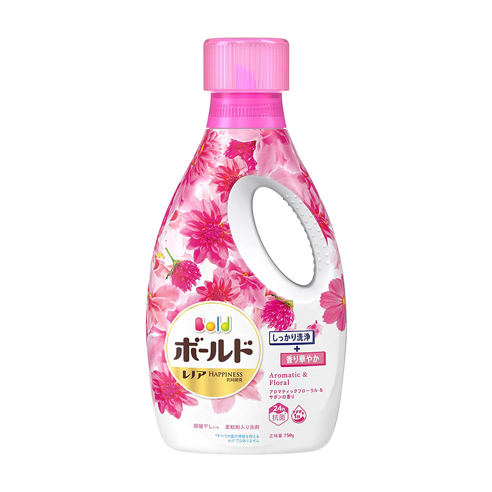 輕飄奢華花香洗衣精(柔軟劑添加／粉色)750g示意圖