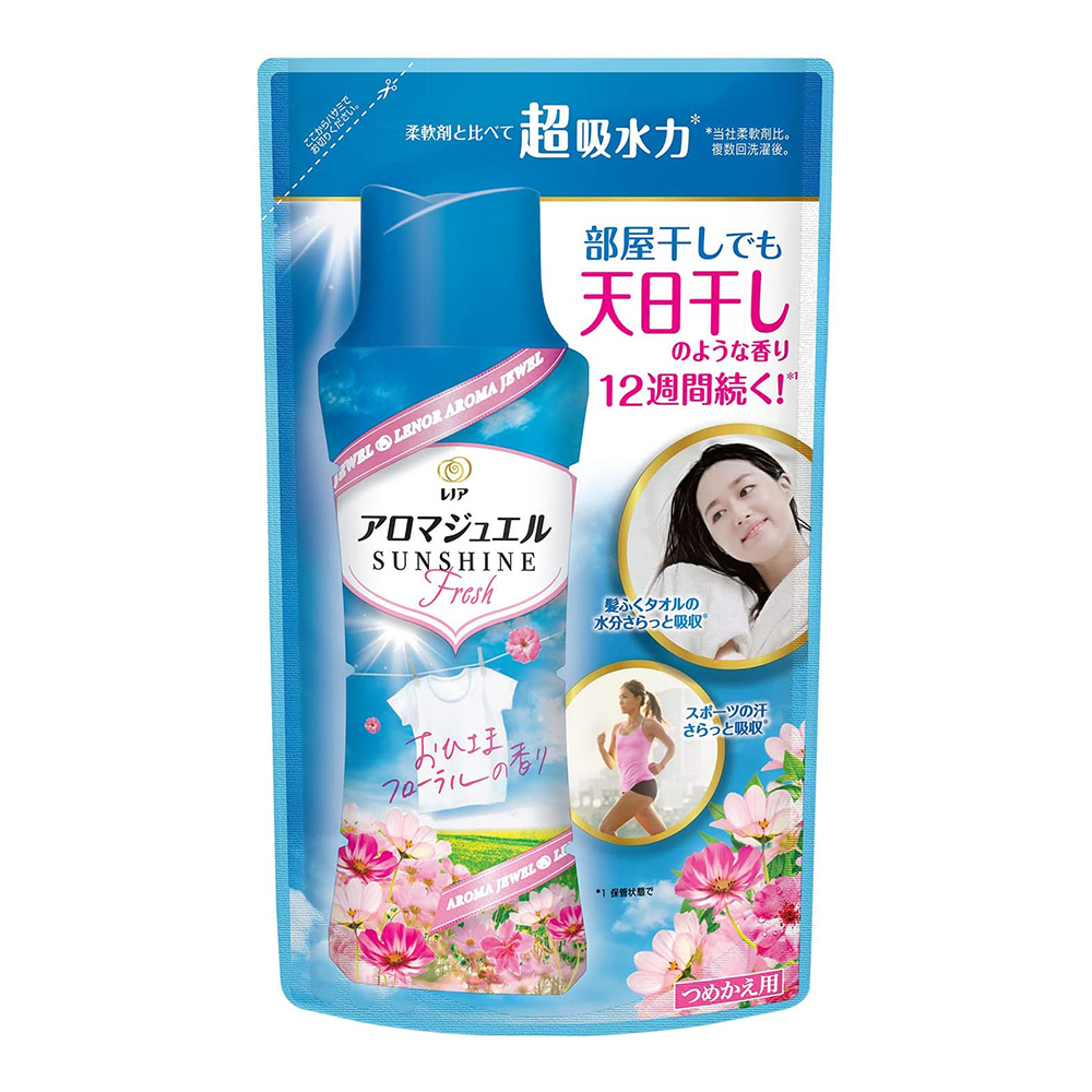 衣物芳香顆粒補充包(輕盈花香)415ml示意圖