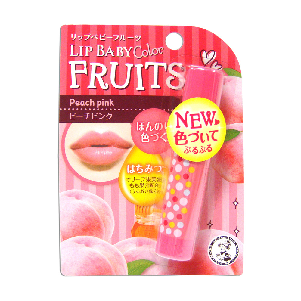 果香潤色護唇膏(蜜桃粉紅)4.5g示意圖