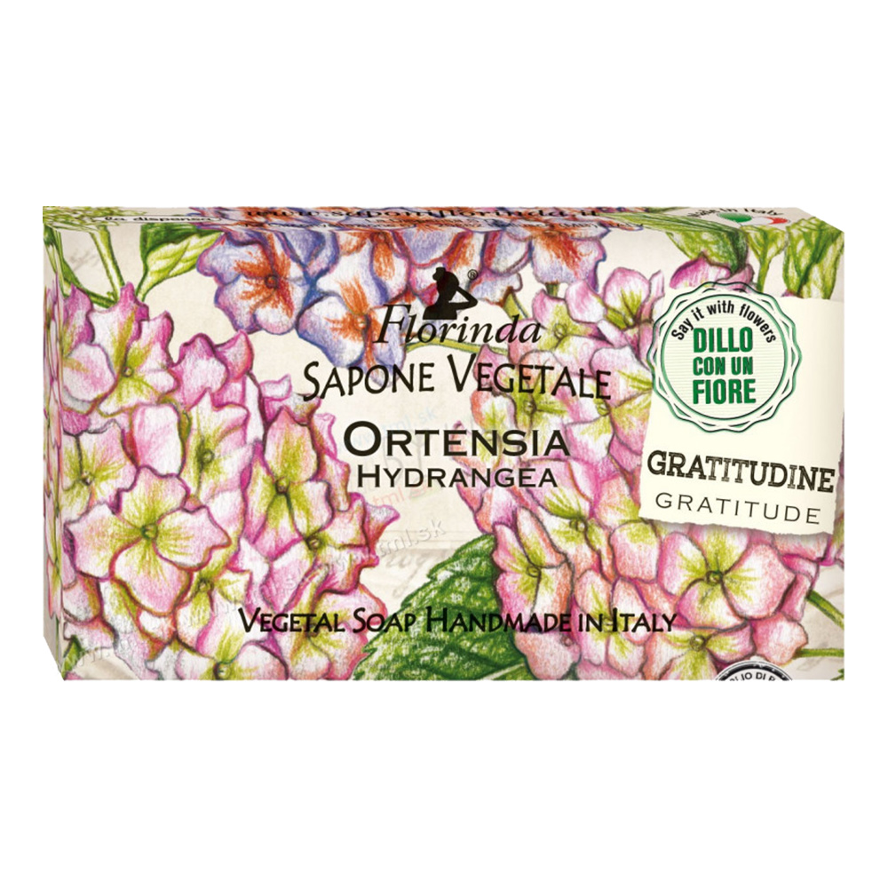 義大利香皂(以花訴心/繡球花)100g示意圖
