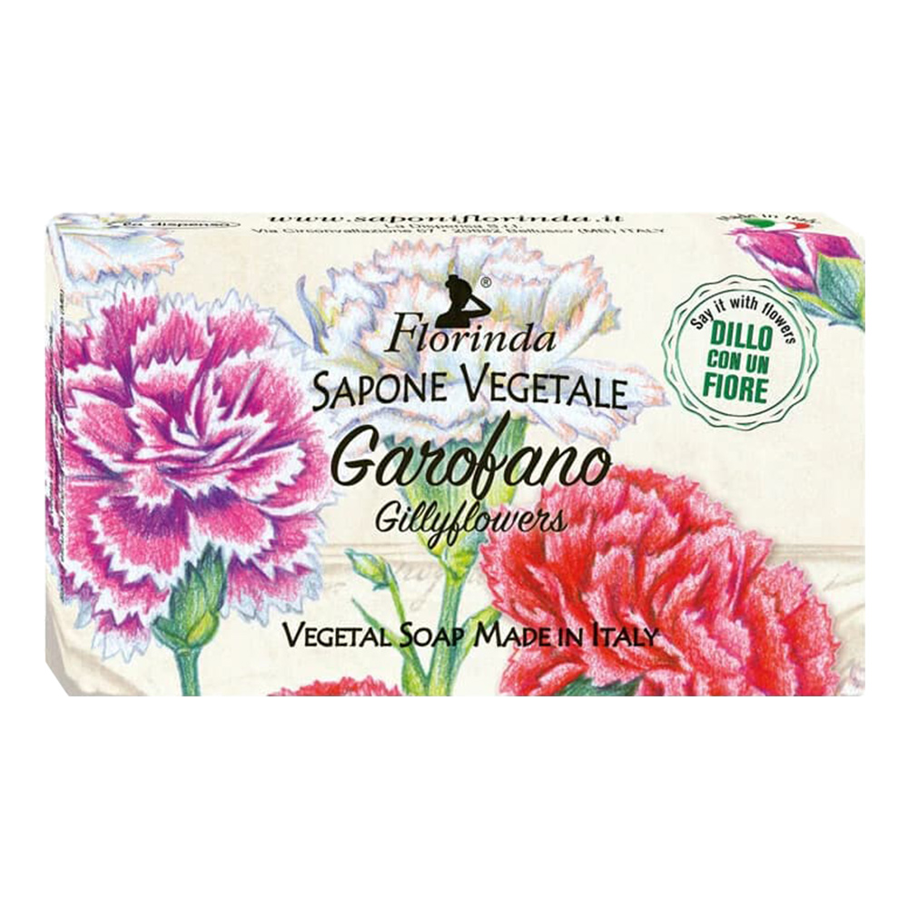 義大利香皂(以花訴心/康乃馨)100g示意圖