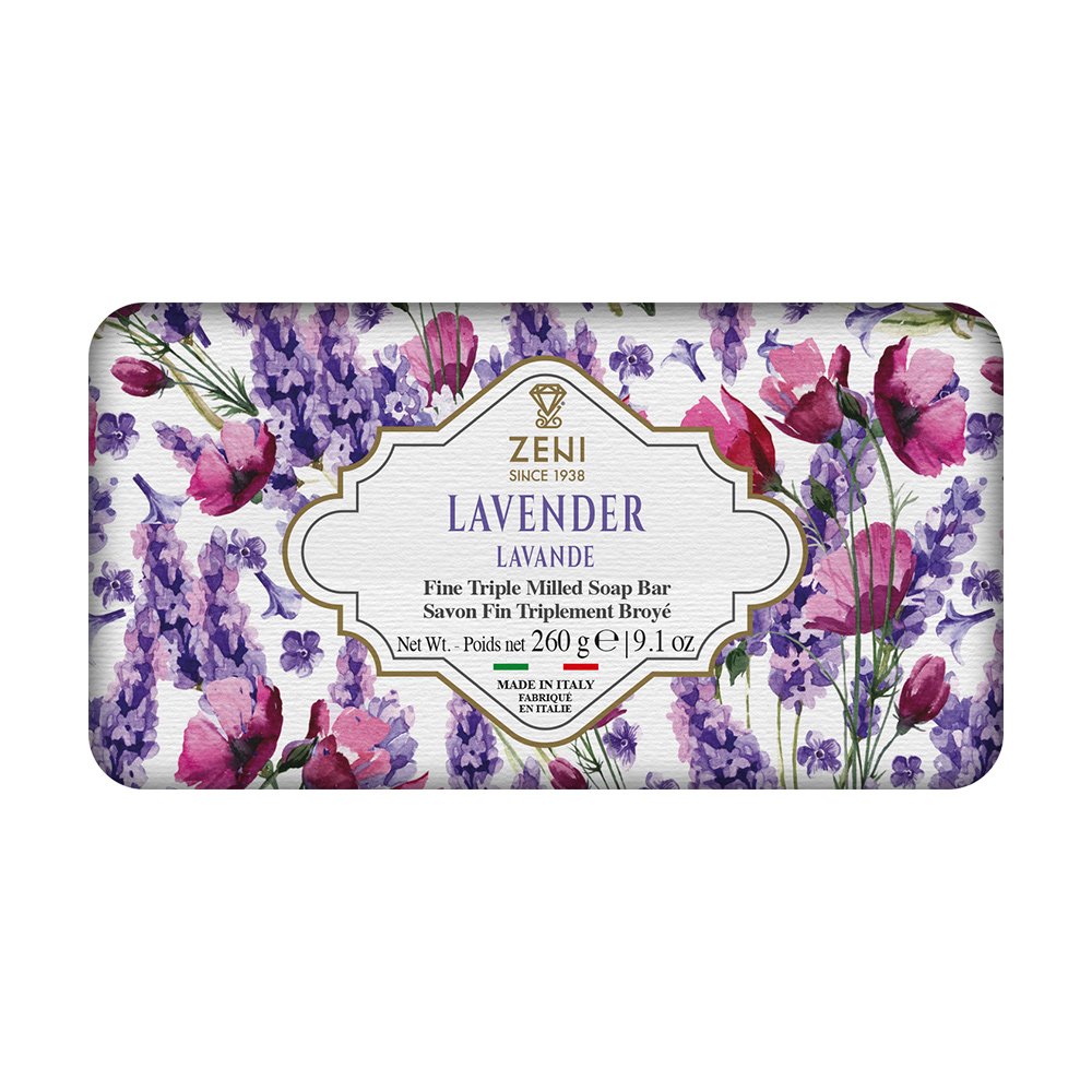 ZENI義大利三重研磨香皂(薰衣草)260g示意圖