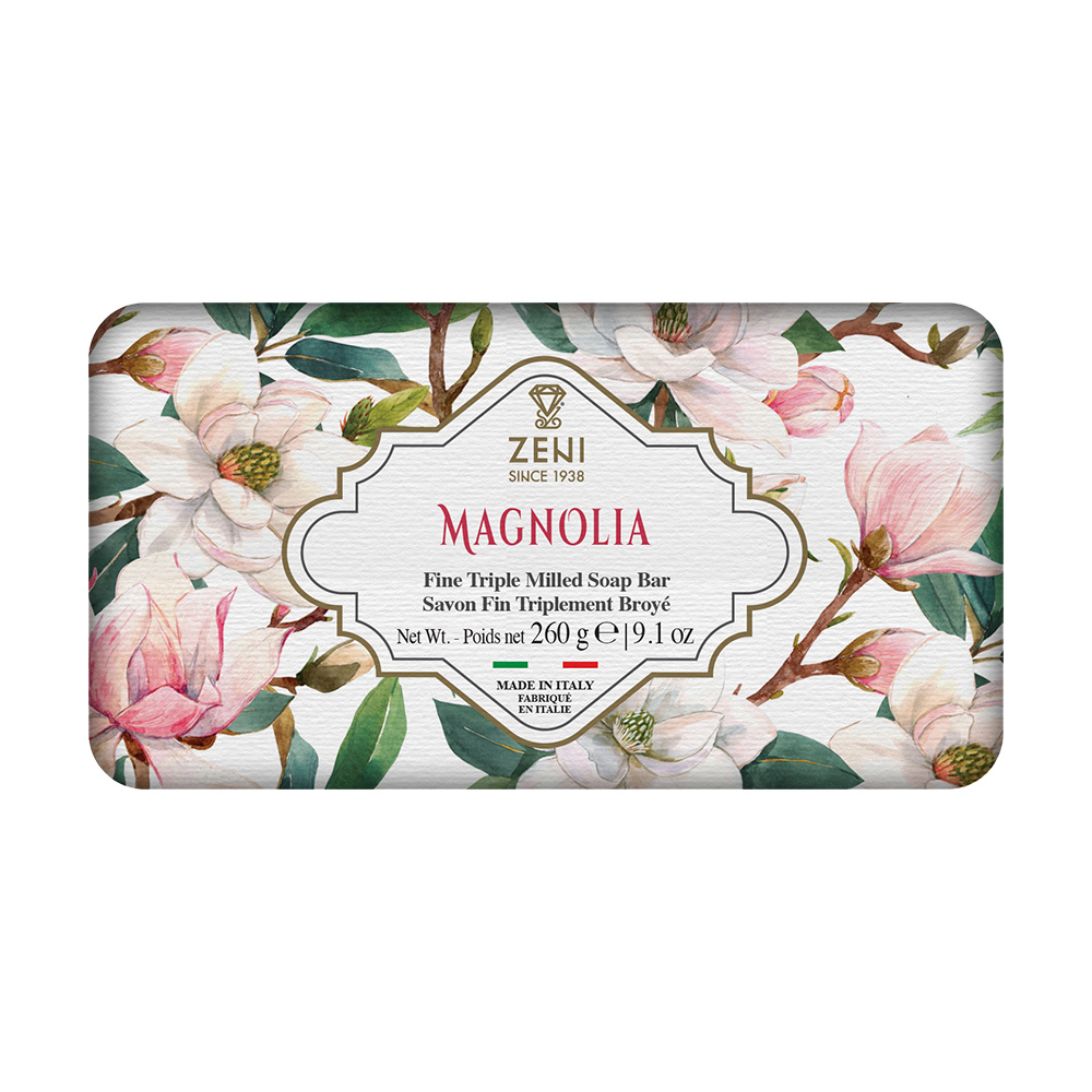 ZENI義大利三重研磨香皂(木蘭花)260g示意圖
