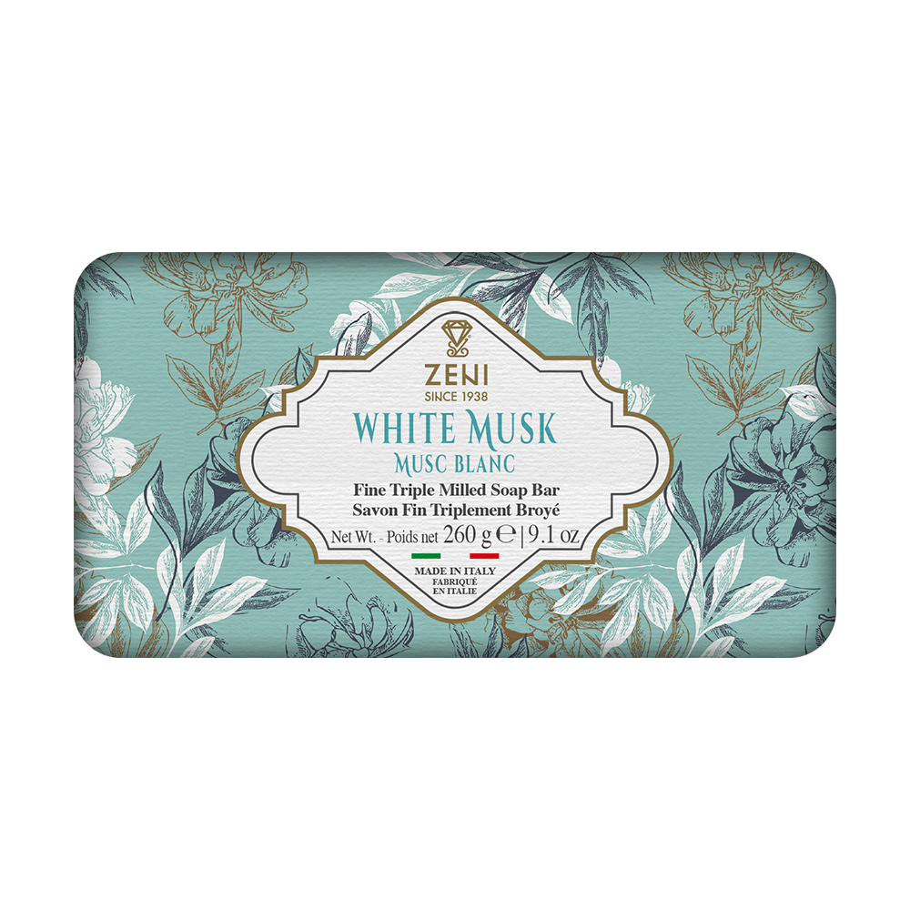 ZENI義大利三重研磨香皂(白麝香)260g示意圖