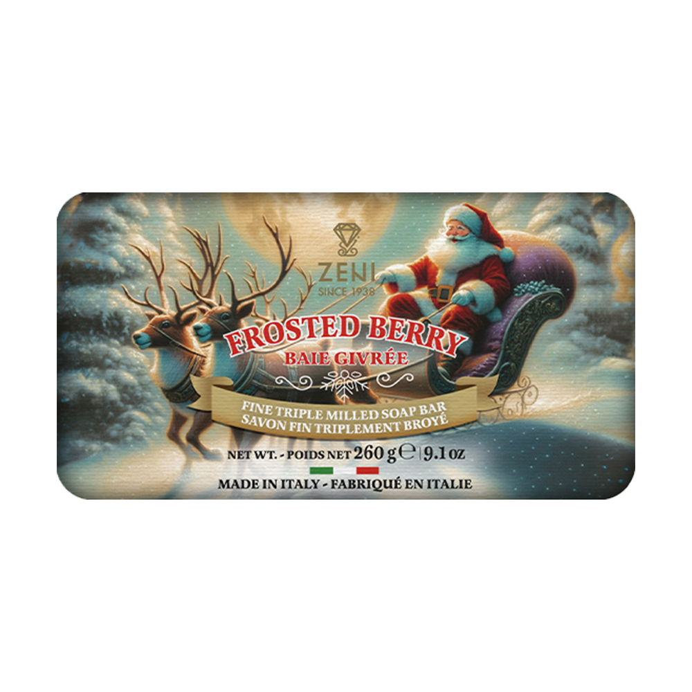 ZENI義大利植物萃取三重研磨香皂(雪霜莓果)260g示意圖