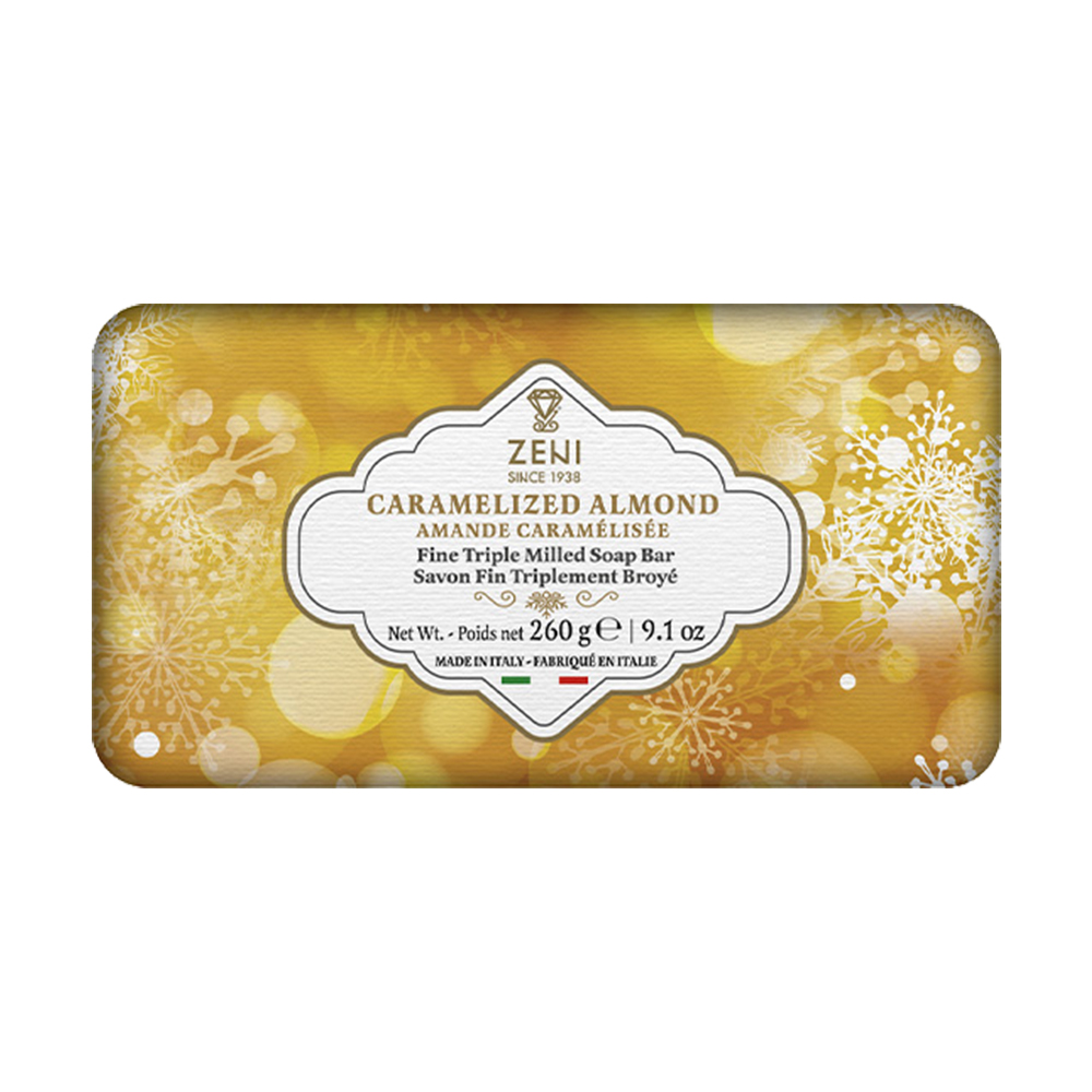 ZENI義大利植物萃取三重研磨香皂(焦糖杏仁)260g示意圖