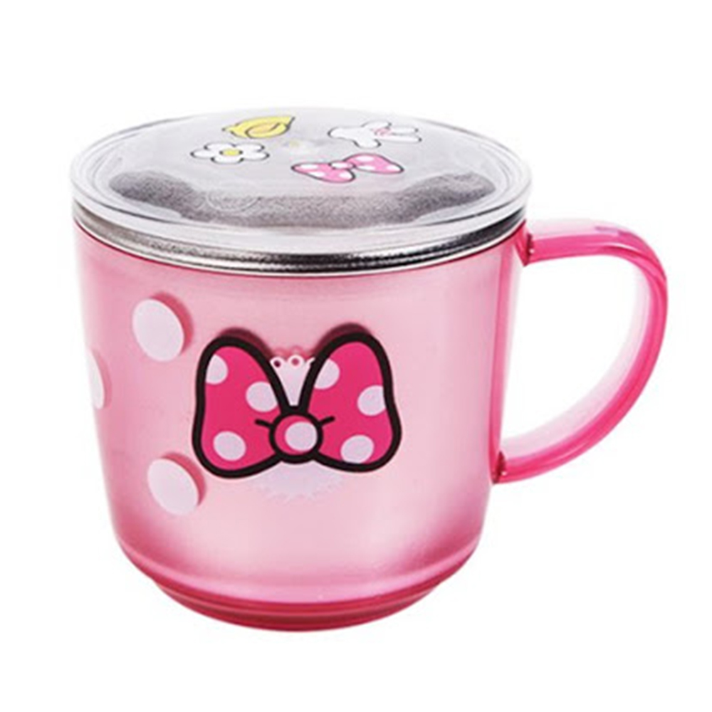 Lilfant 兒童防滑不鏽鋼水杯附蓋子(米妮)225ml示意圖