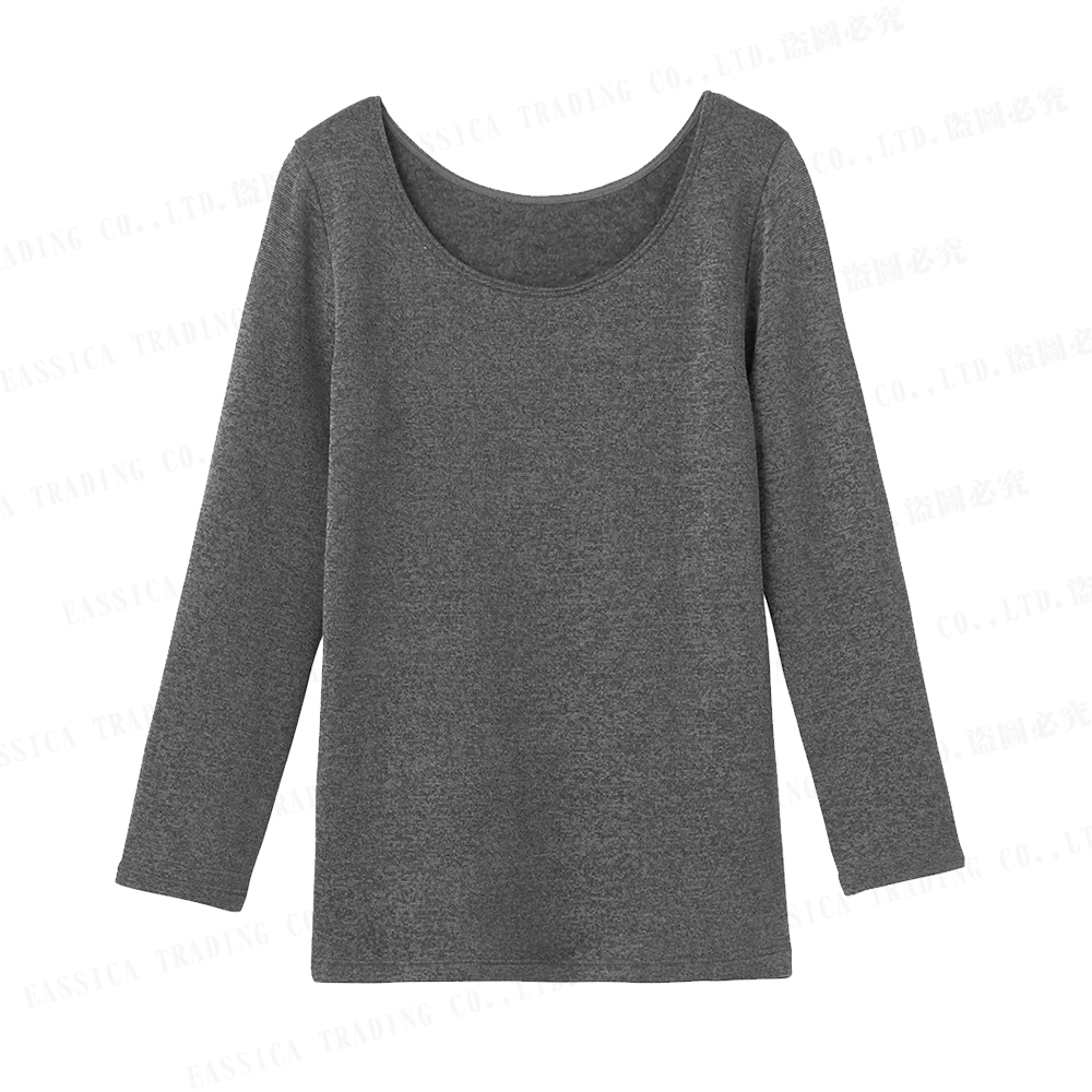 郡是女8分袖內衣(黑)示意圖