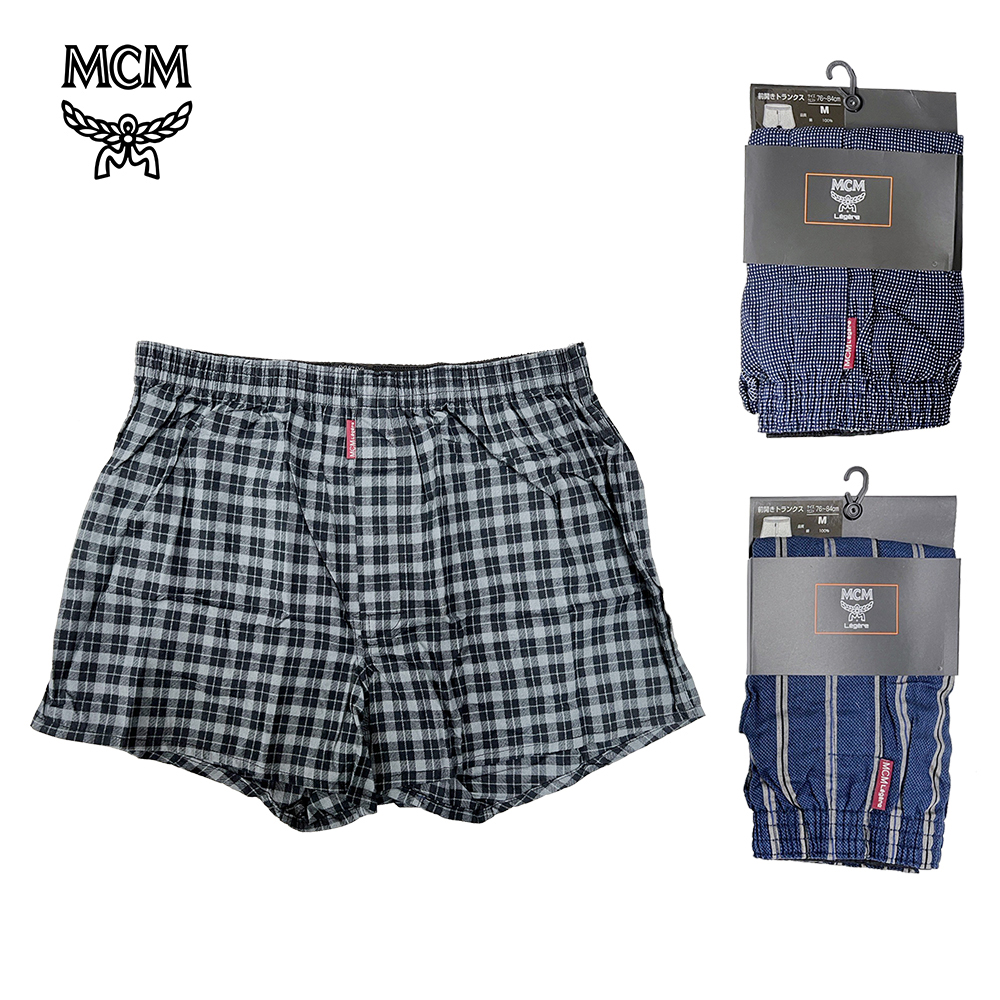 MCM男平口褲示意圖
