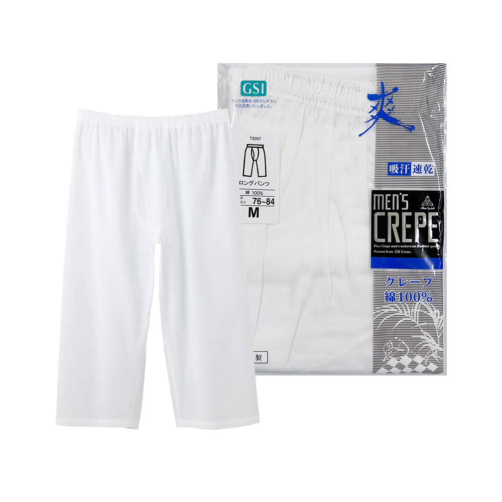 GSI竹紗男七分褲示意圖