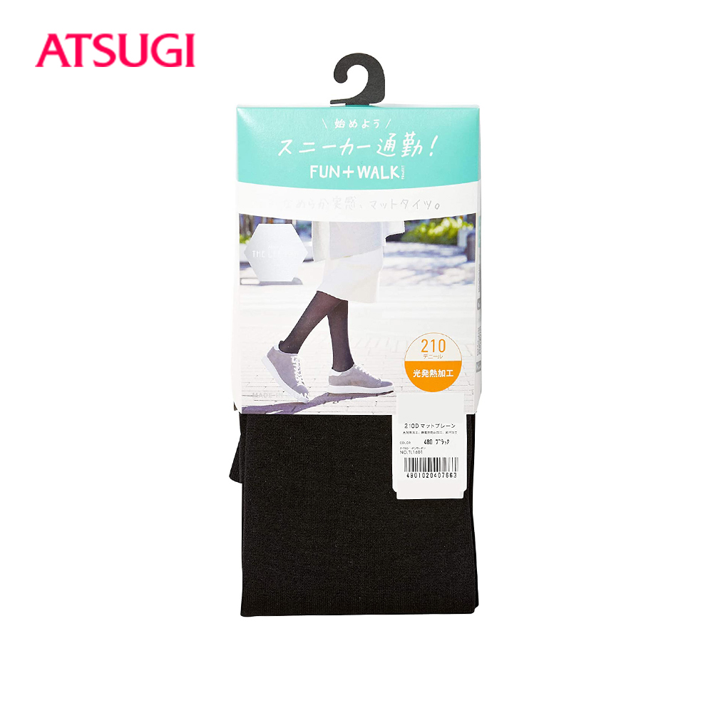 ATSUGI 光發熱210D褲襪示意圖